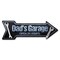 Signmission Dads Garage Arrow Decal Funny Home Decor 18in Wide D-A-999897 - alternate 1
